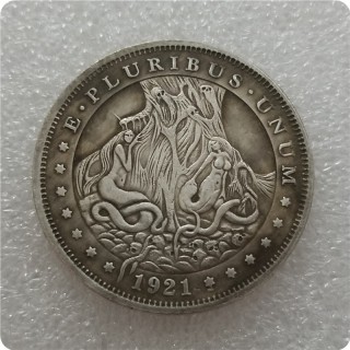 Hobo Nickel 1921-P Morgan Dollar COPY COIN