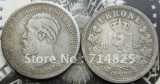 1875 NORWAY 1 KRONE COIN COPY FREE SHIPPING