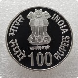 1999-M India 100 Rupees (Chhatrapati Shivaji) Copy Coin