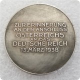 Type #131_ 1938 German WW2 Commemorative COIN COPY FREE SHIPPING