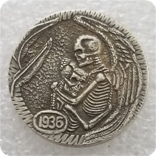 Hobo Nickel Coin_Type #65_1936-D BUFFALO NICKEL copy coins commemorative coins collectibles