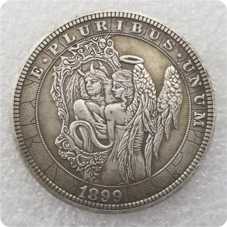 Type #30_Hobo Nickel Coin 1899-P Morgan Dollar COPY COINS-replica commemorative coins