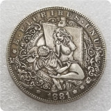 Type #31_Hobo Nickel Coin 1881-CC Morgan Dollar COPY COINS-replica commemorative coins