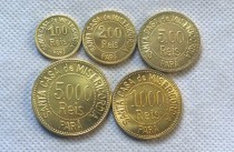 Misericordia Leper Colony Brazil 1920 Rare Complete Set  Copy Coin commemorative coins