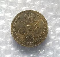1740 RUSSIA 1 ROUBLE COPY commemorative coins
