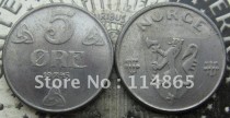 KM#388 1945 Norway 5 Ore (Iron) COPY commemorative coins