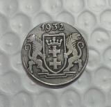 1932-POLAND-5-GULDEN-DANZIG-Copy Coin commemorative coins