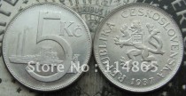 CZECHOSLOVAKIA 1937 5 KORUN COPY commemorative coins