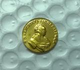 1753 Russia GOLD Copy Coin commemorative coins