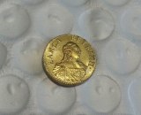 1756 RUSSIA POLTINA(1/2 Rouble) GOLD Copy Coin commemorative coins