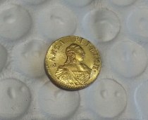 1756 RUSSIA POLTINA(1/2 Rouble) GOLD Copy Coin commemorative coins
