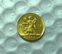 1753 Russia GOLD Copy Coin commemorative coins