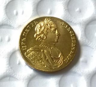 1714 Russia 2 Ducat GOID Copy Coin commemorative coins