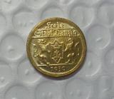 1930 FREE CITY DANZING / GDANSK / 25 GULDEN GOLD Copy Coin commemorative coins