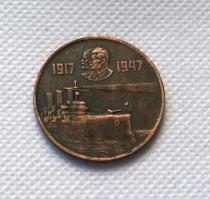 COPPER:1947 Rubles 30 years of revolution commemorative coins-replica coins medal coins collectibles