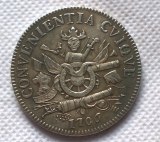 commemorative coins Italian states 1706 1 Scudo - Ferdinand Charles copy coins