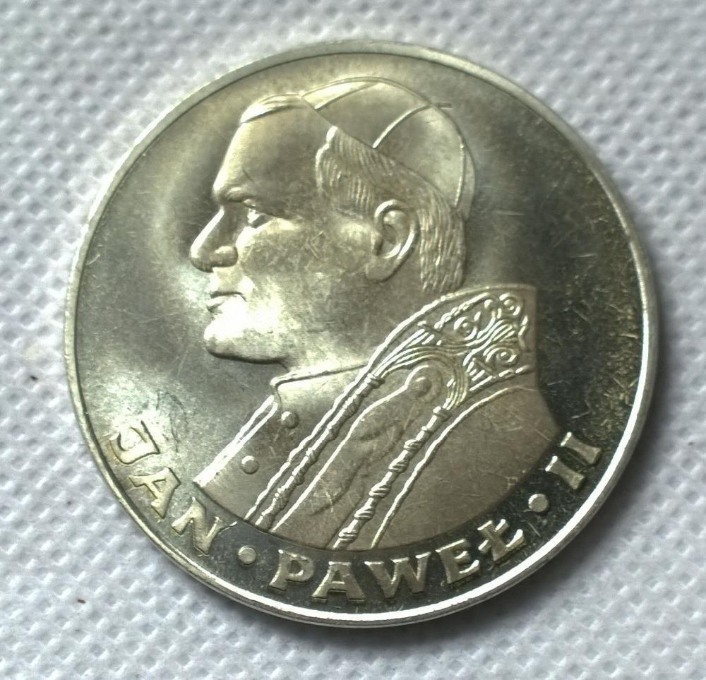 US$ 2.16 - 1982 POLAND - 200 Zlotych COPY commemorative coins - www