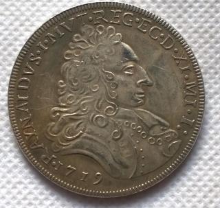 commemorative coins Italian states 1719 1 Ducato - Rinaldo I copy coins