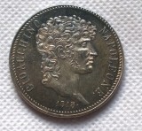 commemorative coins Italian states 1813 5 Lire - Joachim Murat copy coins