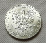 1982 POLAND - 200 Zlotych COPY commemorative coins