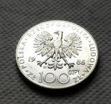 1986 POLAND -100Zlotych COPY commemorative coins
