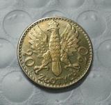 1925 R. POLAND 20 ZLOTYCH Copy Coin commemorative coins