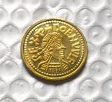 ANGLO SAXON Coenwulf 805 to 810 AD Gold layered penny Copy Coin commemorative coins
