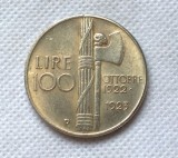 1883-1945 Italy 100 LIRE Copy Coin commemorative coins