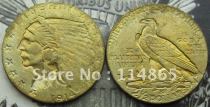 1914 $2 1/2 Indian Head Eagle Gold Coin COPY FREE SHIPPING