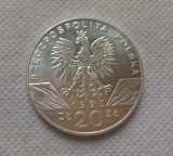1995-2003 Poland 20 zl Animals of the World COPY COIN commemorative coins