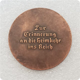 Type #151_Antique copper German WW2 Commemorative COIN COPY(50MM)