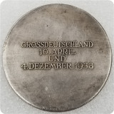 Type #181_ 1938 German WW2 Commemorative COIN COPY FREE SHIPPING