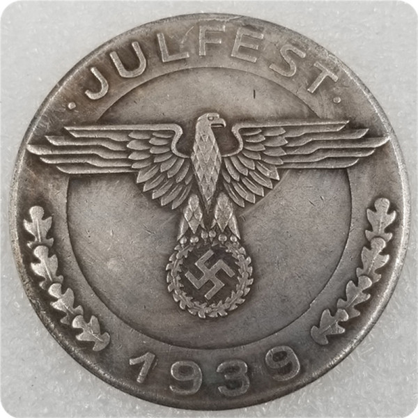 Type #180_ 1939 German WW2 Commemorative COIN COPY FREE SHIPPING