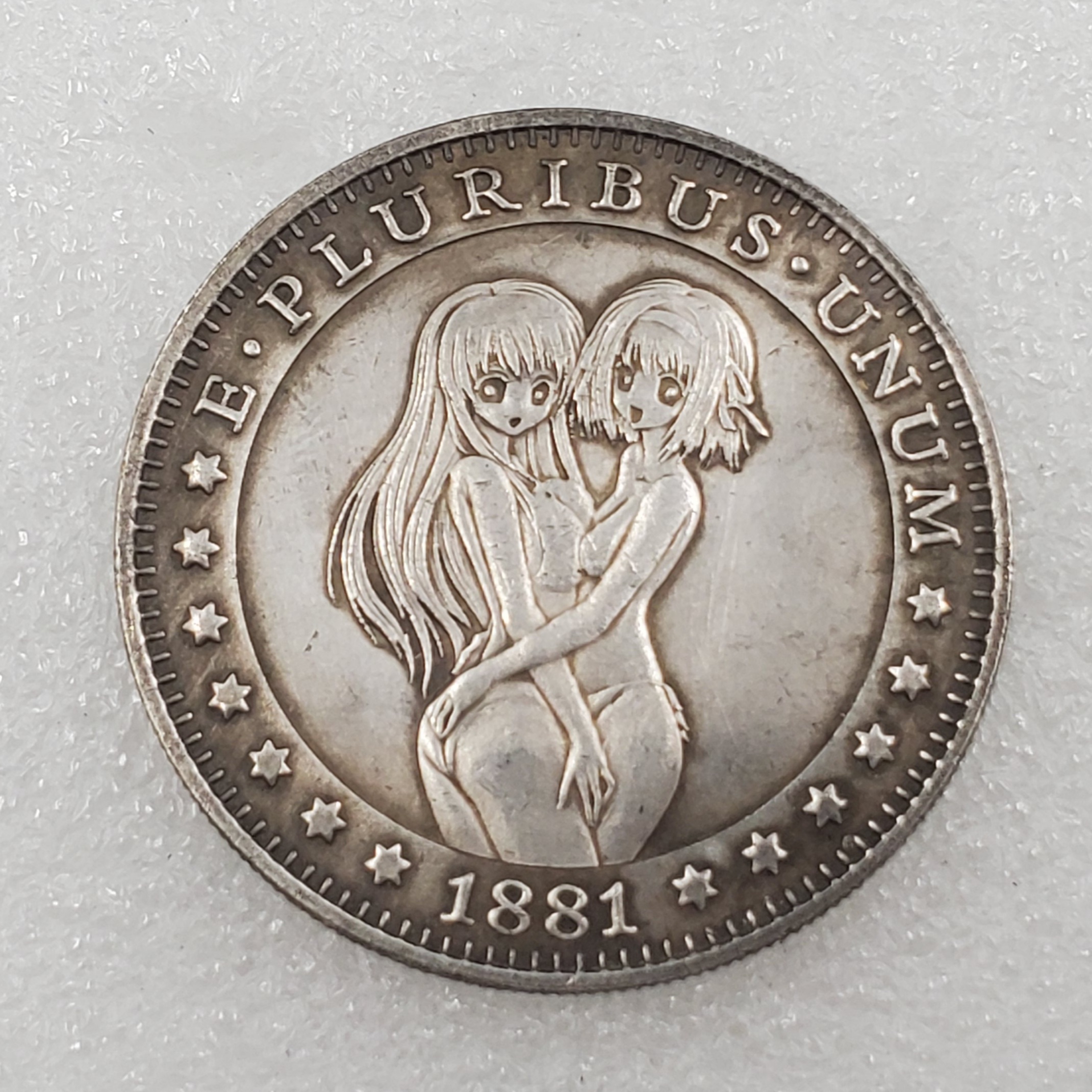 US$ 2.40 - 39 Different Sexy girl Morgan Dollar Hobo Nickel Coin