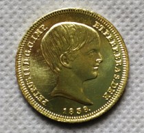 1838,1839 Brazil 10000 Reis - Pedro II COPY COIN commemorative coins-replica coins medal coins collectibles