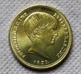 1838,1839 Brazil 10000 Reis - Pedro II COPY COIN commemorative coins-replica coins medal coins collectibles
