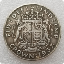 1937 United Kingdom 1 Crown - George VI (Coronation)  Coin