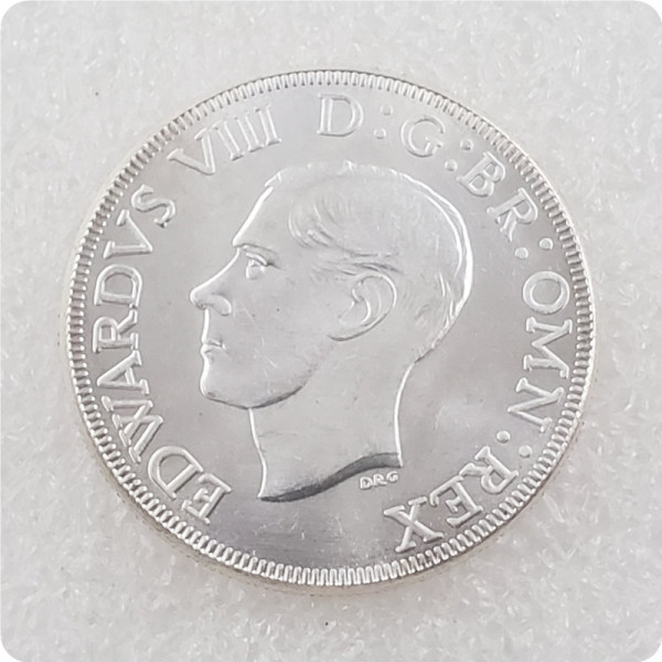 1937 Edward VIII Pattern Wreath Crown UNC Copy Coin