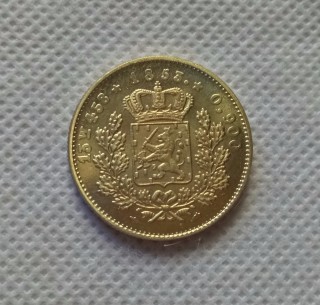 1850.1851.1853 Netherlands 20 Gulden - Willem III COPY COINS