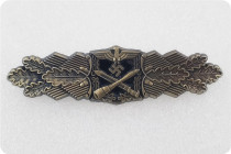 Type #97_WWII Antique bronze German badge