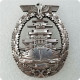 Type #101_WWII Antique silverr German badge