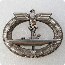 Type #100_WWII Antique silverr German badge