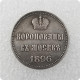 1896 Russia Commemorative Coin