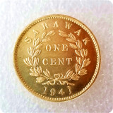 1941 Sarawak one cent COPY commemorative coins-replica coins medal coins collectibles