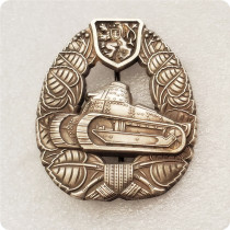 Type #107_WWII Antique Silver badge
