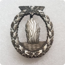Type #128_WWII Antique Silver badge