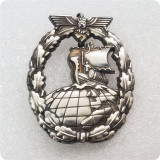 Type #126_WWII Antique Silver badge