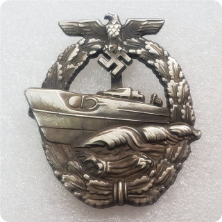 Type #133_WWII Antique Silver badge