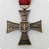 POLAND POLEN Orders, Decorations, BadgesKrzyż walecznych 1920 Polskich Sił Zbrojnych na Zachodzie