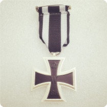 Germany 1914 Iron Cross 2nd Class with Ribbon World War I Military Decoration Deutschland Eisernes Kreuz II. Klasse EK2